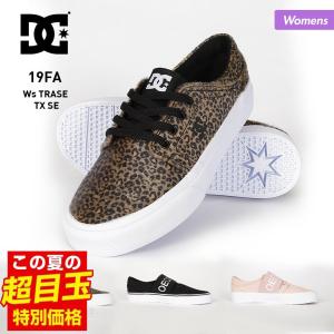 DC ディーシー スニーカー レディース シューズ DW194012 靴 くつ スケートシューズ 女性用 レオパレード ヒョウ柄 ブラック 黒 ピンク