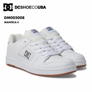 DC SHOES/ディーシー メンズ シューズ 靴 MANTECA 4  SPRING 2024 DM005008 スニーカー ホワイト 無地 シンプル おしゃれ かっこいい 耐