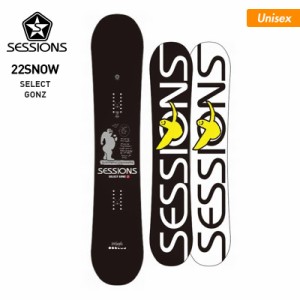 SESSIONS/セッションズ メンズ＆レディース スノーボード 板 SELECT GONZ スノボ ギア ハイブリッドキャンバー 148cm 151cm 154cm グラト