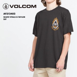 VOLCOM/ボルコム メンズ 半袖Tシャツ SKATE VITALS G TAYLOR SST 2024 SPRING AF312402 ロゴ バックプリント オシャレ プリント ブランド