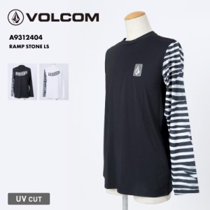 VOLCOM/ボルコム メンズ 長袖ラッシュガードTシャツ RAMP STONE LS 2024 SPRING A9312404 UVカット UVCUT 紫外線対策 紫外線カット 水着 