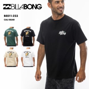 BILLABONG/ビラボン メンズTシャツ CALI BEAR 2024 SPRING BE011-223 半袖 Tシャツ ティーシャツ クルーネック オシャレ コットン 新作 