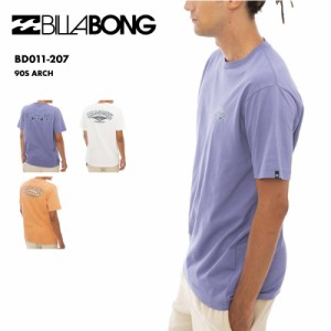 BILLABONG/ビラボン メンズ 半袖 Tシャツ 90S ARCH 2023 SPRING BD011-207 バックプリント ロゴ カットソー 春夏 半そで トップス ブラン