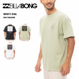 BILLABONG/ビラボン メンズ 半袖 Tシャツ BIG SQUARE 2023 SUMMER BD011-246 バックプリント ロゴ カットソー 春夏 半そで トップス ブラ