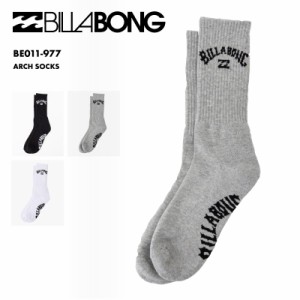 BILLABONG/ビラボン メンズソックス ARCH SOCKS 2024 SPRING BE011-977 ソックス 靴下 ビラボンソックス リブソックス リブ靴下 ブランド