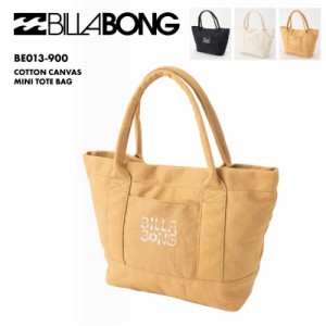 BILLABONG/ビラボン レディーストートバッグ COTTON CANVAS MINI TOTE BAG 2024 SPRING BE013-900 バッグ マリンバッグ キャンバス ミニ
