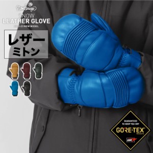 GORE-TEX ゴアテックス レザー 本革 スマホ対応 スノーボード グローブ ミトン スノーボードグローブ レディース メンズ スノボ nameless