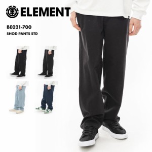 ELEMENT/エレメント メンズスケートボードパンツ デニム SHOD PANTS STD 2024 SPRING BE021-700 スケートパンツ デニム レギュラーシルエ
