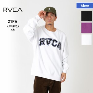 RVCA ルーカ トレーナー メンズ BB042-009 秋冬物 ビッグロゴ 長袖 オーバーシルエット 男性用