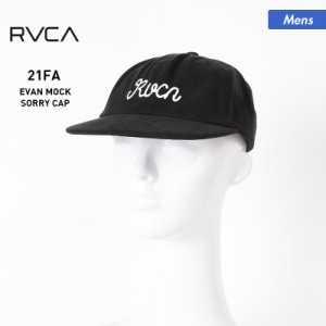 RVCA ルーカ キャップ 帽子 メンズ BB042-924 紫外線対策 平つば アウトドア ぼうし フラットバイザー サイズ調節OK 男性用