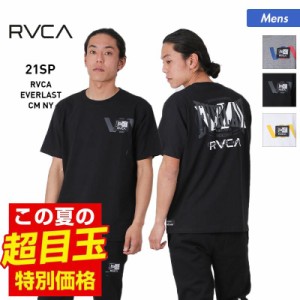 RVCA ルーカ 半袖 Tシャツ メンズ BB041-229 白 ロゴ クルーネック ブラック ティーシャツ ホワイト トップス 黒 EVERLAST 男性用 送料無