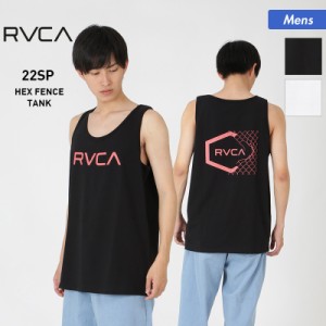 RVCA ルーカ タンクトップ メンズ BC041-359 ノースリーブ バックプリント ノースリーブ ランニング 男性用