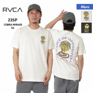 RVCA/ルーカ メンズ 半袖 Tシャツ BD041-240 ティーシャツ トップス クルーネック ロゴ バックプリント 男性用