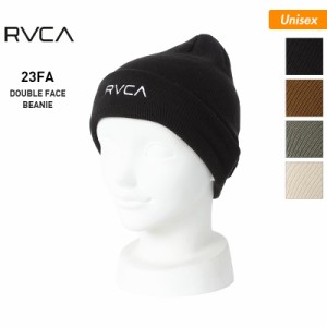 RVCA/ルーカ メンズ＆レディース ダブル ニット帽 BD042-965 帽子 毛糸 ニットキャップ ビーニー ウォッチキャップ 折り返し スキー スノ