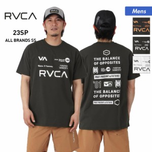 RVCA/ルーカ メンズ 半袖 ラッシュガード BD041-853 Tシャツタイプ ティーシャツ 速乾 UVカット 紫外線カット ビーチ 海水浴 プール 男性