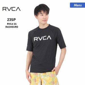 RVCA/ルーカ メンズ 半袖 ラッシュガード BD041-804 Tシャツタイプ ティーシャツ UVカット 水着 ビーチ 海水浴 プール 男性用