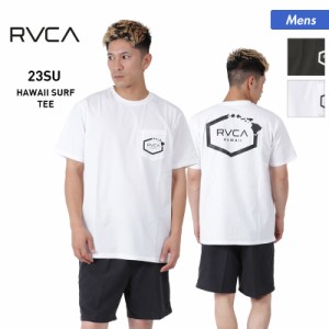 RVCA/ルーカ メンズ 半袖 ラッシュガード Tシャツ BD041-265 ティーシャツ 水着 紫外線対策 ビーチ 海水浴 プール 男性用