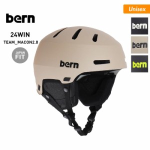 BERN/バーン メンズ＆レディース スノーヘルメット  TEAM_MACON2.0 プロテクター スノーボード ?頭部保護 ウインタースポーツ 男性用 女