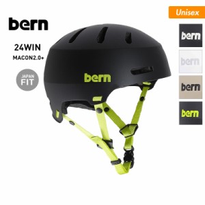 BERN/バーン メンズ＆レディース スノーヘルメット  MACON2.0 プロテクター スノーボード ?頭部保護 ウインタースポーツ 男性用 女性用