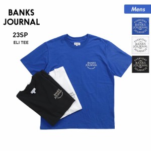 BANKS JOURNAL/バンクスジャーナル メンズ 半袖 Tシャツ ATS0835 ティーシャツ トップス ロゴ 柄 男性用