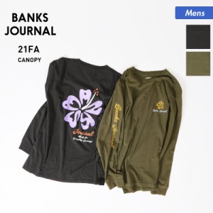 BANKS JOURNAL バンクスジャーナル ロングTシャツ メンズ ALT0063 ロンT Tシャツ トップス 長袖 ティーシャツ バックプリント 男性用