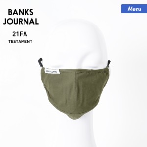 BANKS JOURNAL バンクスジャーナル マスク メンズ AX0038 ファッションマスク フィルターポケット付き 布マスク 飛沫防止 男性用