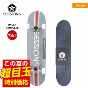 SESSIONS セッションズ スケートボード コンプリートデッキ 020027218170GREY スケボー 7.75インチ コンプリートセット 完成品 送料無料