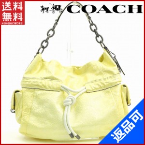 コーチ バッグ COACH ショルダーバッグ ワンショルダー イエロー 即納 【中古】 X10952