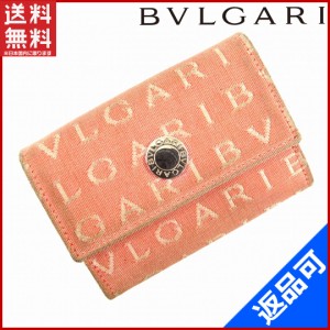 ブルガリ 財布 BVLGARI コインケース ピンク 即納 【中古】 X10983