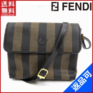 フェンディ バッグ FENDI ショルダーバッグ 斜めがけショルダー ライトブラウン×ブラック 即納 【中古】 X11538