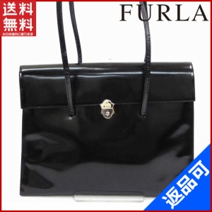 フルラ バッグ FURLA トートバッグ ショルダーバッグ ブラック 即納 【中古】 X11546