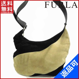 フルラ バッグ FURLA ショルダーバッグ 斜めがけショルダー ベージュ×ブラック 即納 【中古】 X12314の通販はau PAY