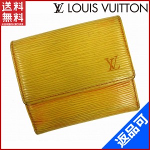 ルイヴィトン 財布 LOUIS VUITTON 二つ折り財布 Wホック財布 イエロー 即納 【中古】 X12895