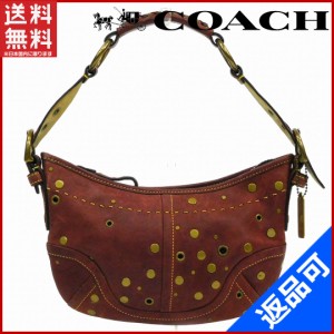 コーチ バッグ COACH ショルダーバッグ ワインレッド 即納 【中古】 X14280