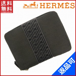 エルメス 手帳カバー HERMES 手帳カバー ラウンドファスナー グレー×ブラック 即納 【中古】 X14562の通販はau Wowma