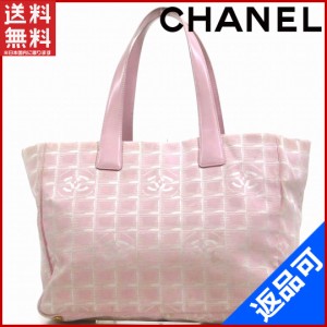 シャネル バッグ CHANEL トートバッグ ８番台 ピンク 即納 【中古】 X14604