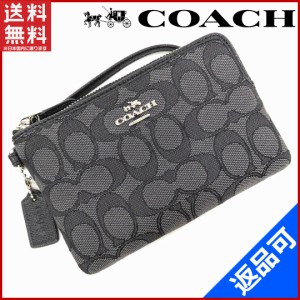 コーチ バッグ COACH ポーチ ブティックライン現行モデル グレー×ブラック 美品 即納 (未使用品) X15169