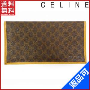 セリーヌ 財布 CELINE 長札入れ イエロー 即納 【中古】 X15500