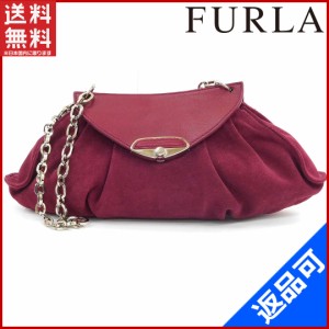 フルラ バッグ FURLA ポーチ パーティバッグ パープル 即納 【中古】 X16580