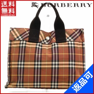 バーバリー バッグ BURBERRY トートバッグ ブロンズ 即納 【中古】 X16713の通販はWowma!（ワウマ） - BRANDS