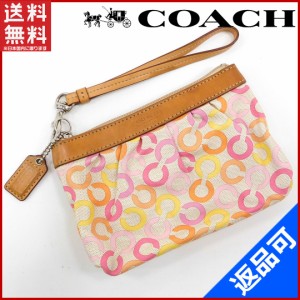 コーチ バッグ COACH ポーチ マルチカラー 即納 【中古】 X16772