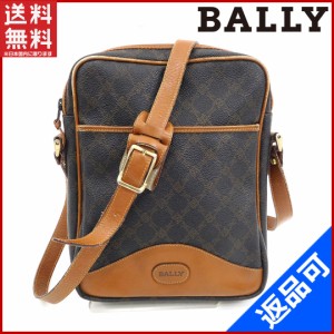 バリー バッグ BALLY ショルダーバッグ 斜めがけショルダー ライトブラウン×ブラック 即納 【中古】 X16808