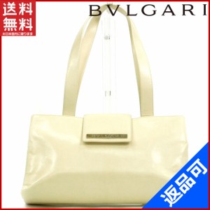 ブルガリ バッグ BVLGARI ショルダーバッグ アイボリー 即納 【中古】 X17008