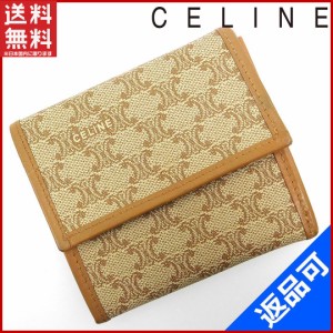 セリーヌ 財布 CELINE コインケース ライトブラウン 即納 【中古】 X17166