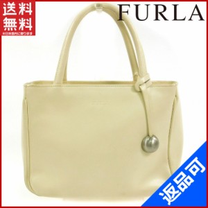 フルラ バッグ FURLA トートバッグ ベージュ (激安・即納) 【中古】 X3813