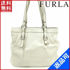 フルラ バッグ FURLA トートバッグ ホワイト (激安・即納) 【中古】 X3897