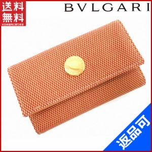 ブルガリ キーケース BVLGARI キーケース 6連キーケース レッド×ベージュ 人気 美品 【中古】 X6100の通販はau Wowma