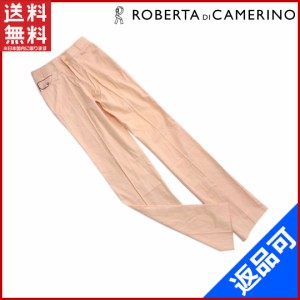 ロベルタディカメリーノ ボトムス ROBERTA DI CAMERINO パンツ センタープレス #42サイズ ライトオレンジ 激安 人気 【中古】 X6800