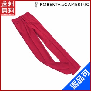 ロベルタディカメリーノ ボトムス ROBERTA DI CAMERINO パンツ センタープレス #42サイズ レッド 美品 人気 【中古】 X6801