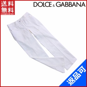 ドルチェ&ガッバーナ ボトムス DOLCE&GABBANA パンツ ストレート ♯36サイズ ホワイト 激安 人気 【中古】 X7389